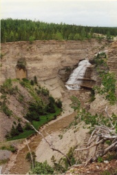 Canyon de la rivière Observation, 2001. © Geneviève Brisson