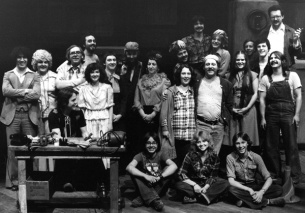 The cast and crew of V'la Vermette, byRoger Auger (1978)
