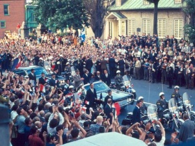 General de Gaulle Arrives at Montreal City Hall, July 24th, 1967. City of Montreal Archives. 