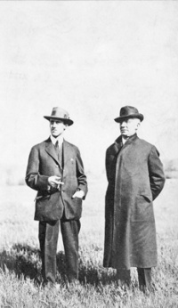 Photo of Herbert and Emile Berliner, circa 1915 (public property)