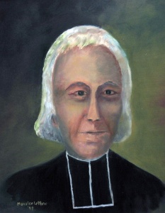 A portrait of Father Sigogne by Maurice LeBlanc, 1999