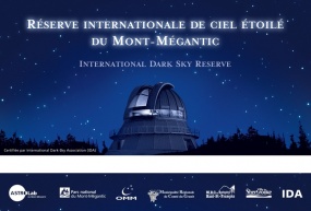 Poster for the International Reserve in Mont-Mégantic