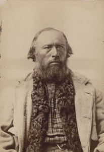 Gabriel Dumont photographed by Orlando Scott Goff, around 1886-1888