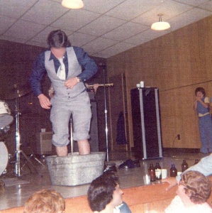 Dancing in a wash basin in Saint-Charles in 1976
