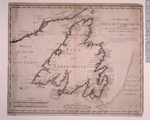 Carte de l'Isle de Terre-Neuve, 1744