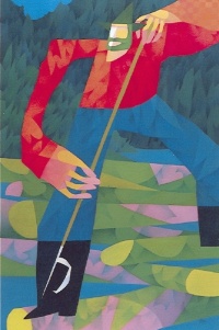 Menaud as seen by painter Claude Le Sauter, 1997