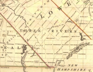 Détail, A New map of the Province of Lower Canada describing all the seigneuries, townships, grants of land, &c...