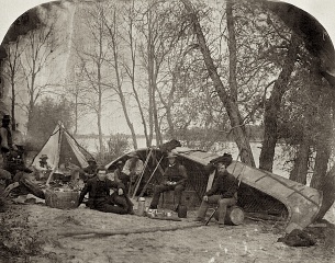 Camp on the Red River