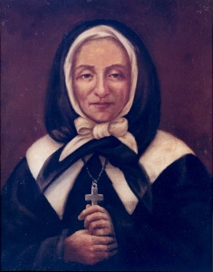 The portrait of Marguerite Bourgeoys prior to restoration