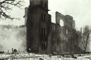 L'incendie de 1922 (les ruines)