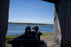 Un canon à l'habitation de Port-Royal