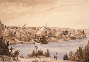 Mr. Bell's Forges on the St. Maurice River, near Trois-Rivières