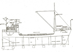 Plan de la goélette Saint-André