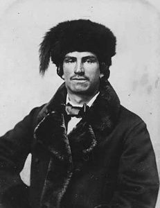 A mixed-blood fur trader, 1870