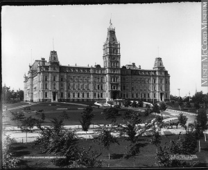 Édifices du Parlement, Québec, QC, vers 1890