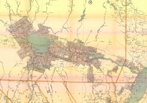 Excerpt from a map of the province of Quebec: detail of the Saguenay–Lac-Saint-Jean and Charlevoix regions, 1887