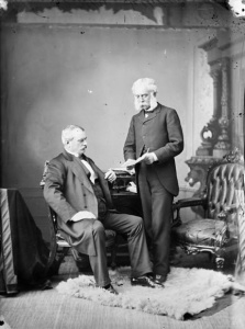 The Hon. Luc Letellier de St-Just (Lieutenant-Governor of Quebec) and the Hon. Henri-Gustave Joly De Lotbinière (Premier of Quebec), 1879