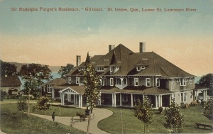 “Gil'Mont,” Sir Rodolphe Forget’s residence in Saint-Irénée, Quebec.