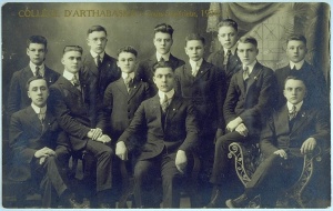 Étudiants du Collège d'Arthabaska - Cours supérieur, 1920-21