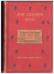 Cover, The Golden Dog (Boston: L.C. Page, 1897)