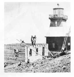 Marconi Wireless Telegraph Station, under construction in 1904.