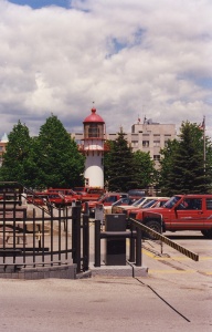 The lighthouse in exile in Quebec City.