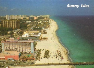 Postcard of Sunny Isles, before the arrival of the giant hotels