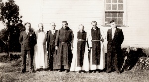 Les quatre fondateurs de la communauté de Rougemont, 1932