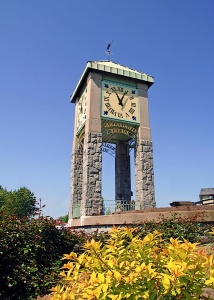 Maillardville clock tower, 2007