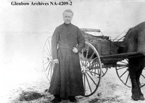 Father Albert Lacombe in Alberta, 1884