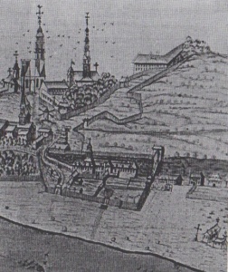 Québec vu du nord-ouest (détail), 1699