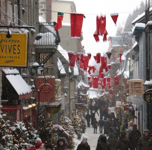 Rue du Petit-Champlain, janvier 2010