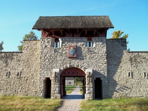 La porte du fort de Chartres