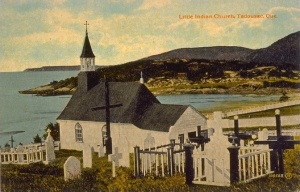 Indian Church, Tadoussac, Quebec