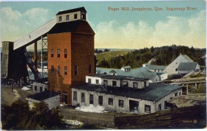 Paper Mill, Jonquieres, Que. Saguenay River