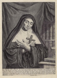 Portrait de la Vénérable Mère Marie de l'Incarnation, fondatrice des Ursulines au Canada