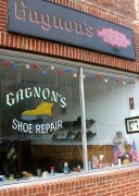 Gagnons Shoe Repair, a Franco-American shop near Lafayette Street